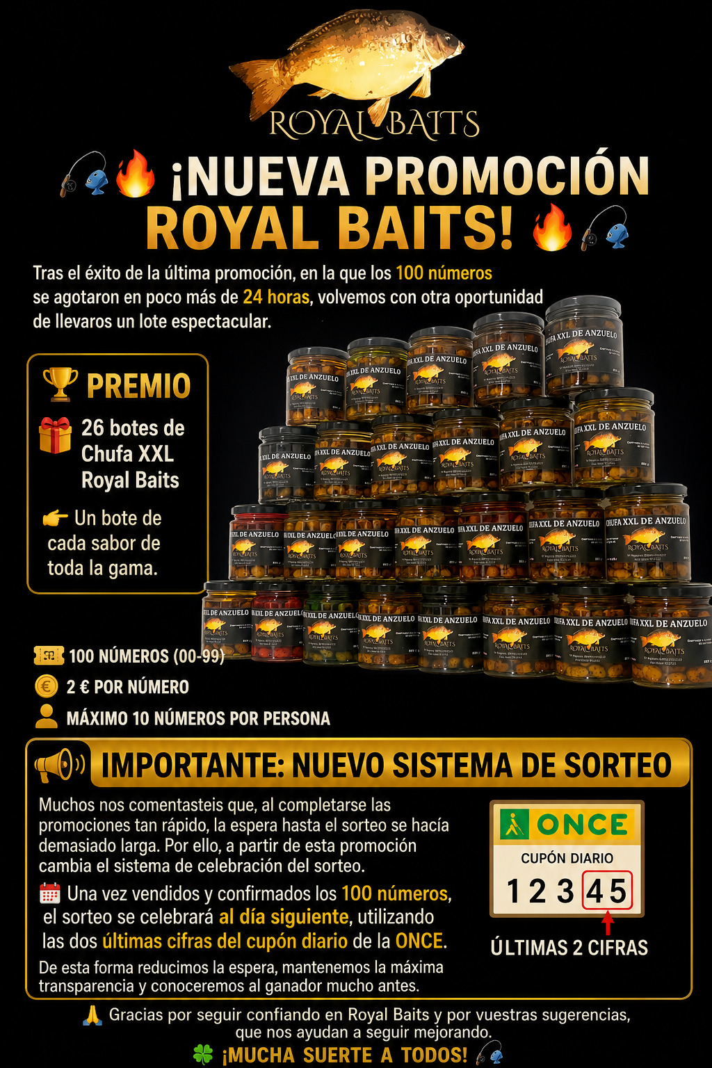 26 BOTES CHUFA XXL Nº2